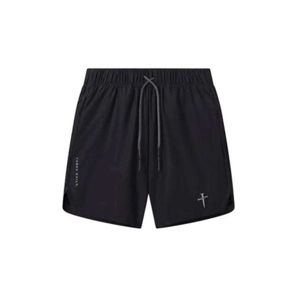Three Nails Men's Pro-Tech 2.0 7" Liner Shorts Black Size Medium Workout